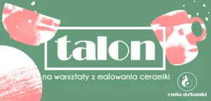 Grafika przedstawia talon na malowanie ceramicznych form użytkowych